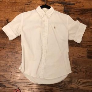 Ralph Lauren button down short sleeve shirt